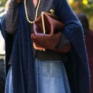 Coach Kisslock Frame Bag in Black Currant (color featured on And Just Like That)